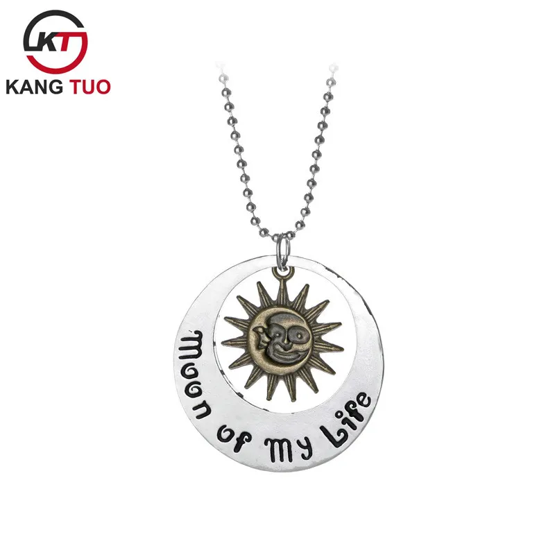 

Euro-American Movie A Song Of Ice and Fire Game Of Thrones my son and stars Alloy Necklace With Bead Chain For Women&Men