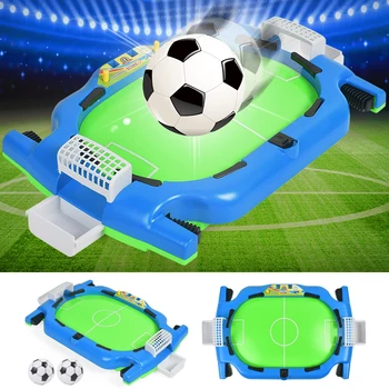 

Novel Mini Tabletop Table Soccer Toy Shooting Defending Board Game Football Sport Match Kids Preschool Play Ball Toys Gifts