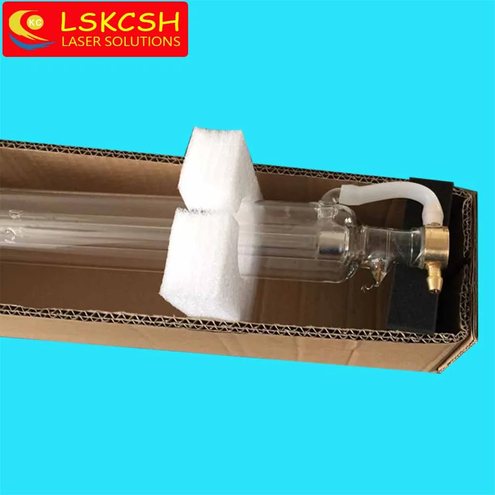 

high quality 50W Co2 laser tube 1000mm length for CO2 laser cutting machine 5030 6040 packed in one wooden case