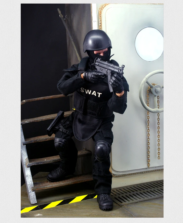 PATTIZ 1/6 12 ''SWAT фигурка модель игрушки Военная армейская боевая игра игрушки для мальчиков на день рождения