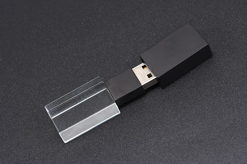 JASTER кристалл usb 2,0 палочки логотип на заказ 4 ГБ 8 ГБ 16 ГБ 32 ГБ 64 ГБ usb флэш-накопитель прозрачное стекло