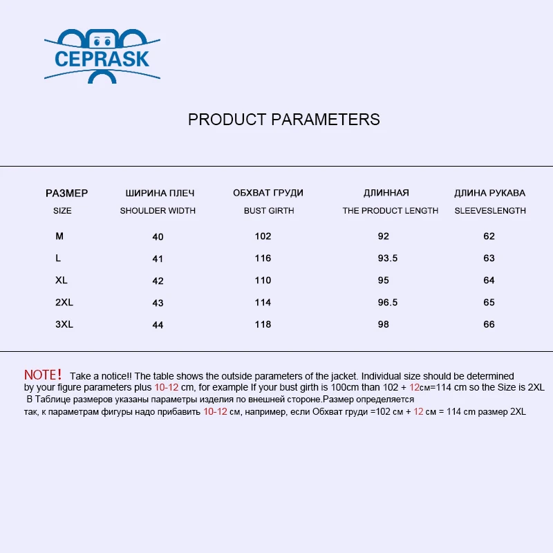 CEPRASK 2018 New High Quality Winter Jacket Women Plus Size Long Women's Thick Parka Cotton Winter Coat Hooded Warm Down Jac
