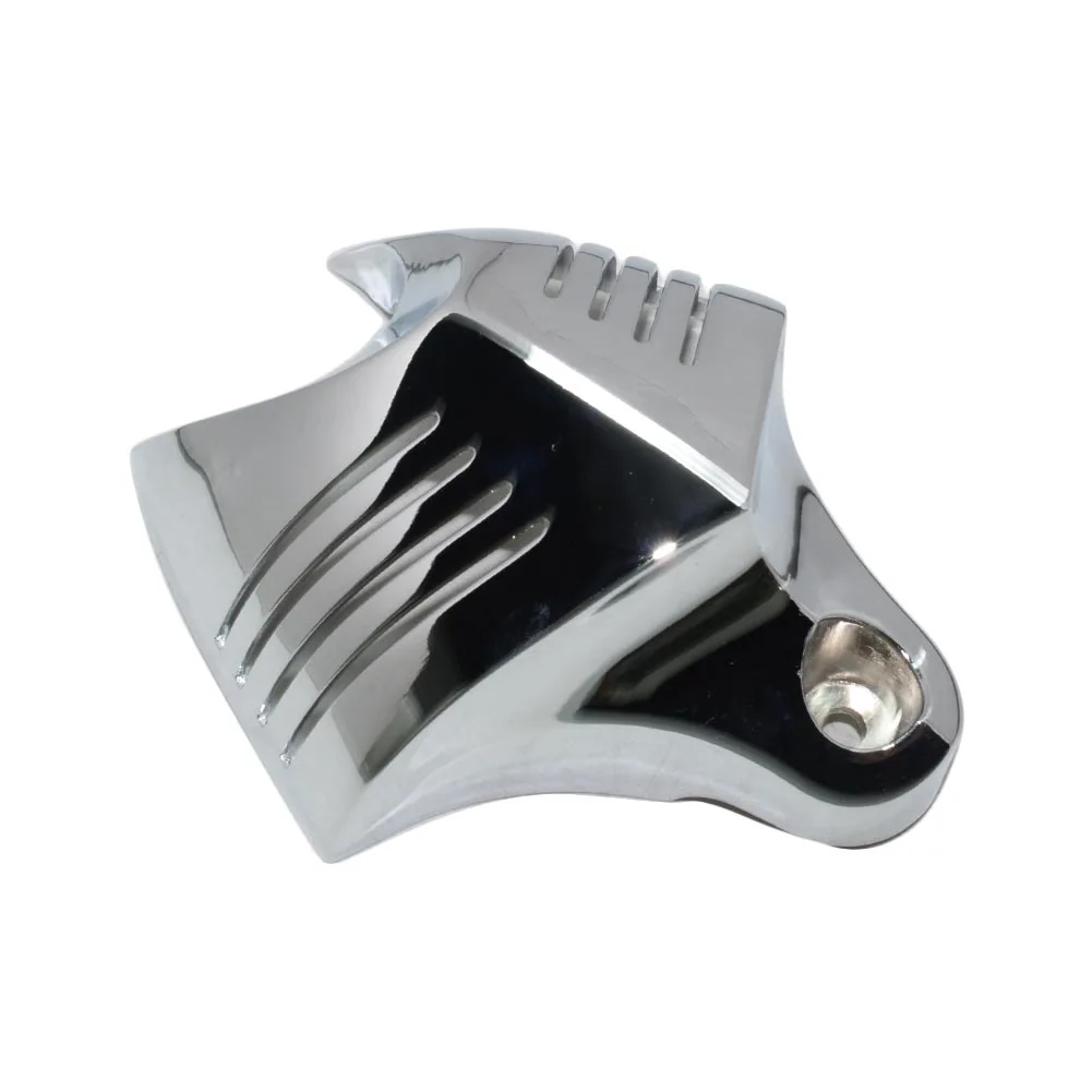 Хромированный мотоцикл V-Shield Рог Обложка набор для Harley Big Twins Evo 92-12 двойной Cam 1988 1996 Supermoto