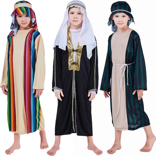 Buy Kids Arab Arabian Costume Middle East Costume Robe