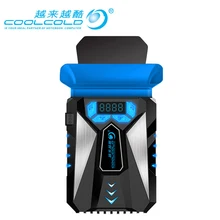 Холодный B5 Ноутбук ноутбук охладитель теплоотвод излучающий USB контроль температуры дисплей