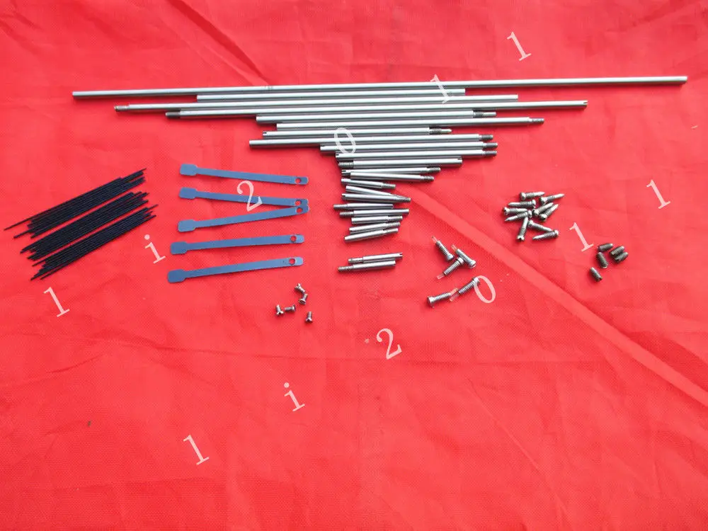 

New Oboe repair parts screws, parts + leaf springs + springs blue