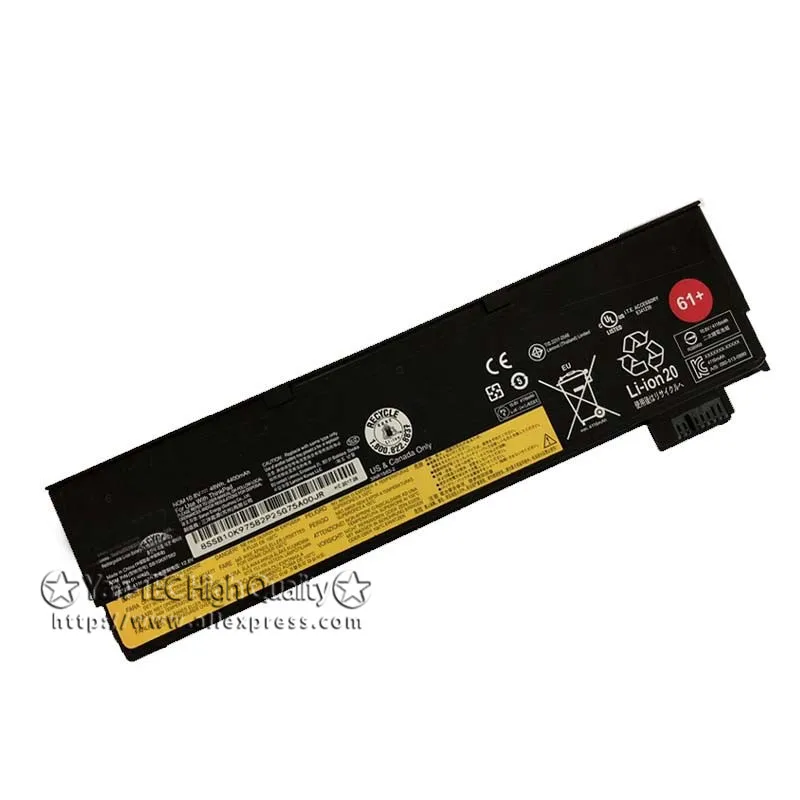 10 8 В 48Wh/4400 мАч новый оригинальный аккумулятор для Lenovo/ThinkPad T470 T570 P51S 01AV427 01AV423 SB10K97580