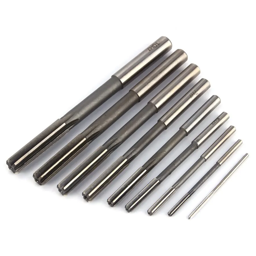 9 Pcs/ Lot 2 10mm HSS Reamer Machine HSS Straight Shank Milling Reamer