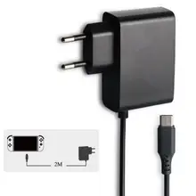 EDAL Высококачественная игровая машина зарядное устройство шнур питания переменного тока для NAND NXNS питание переключателя США ЕС правила