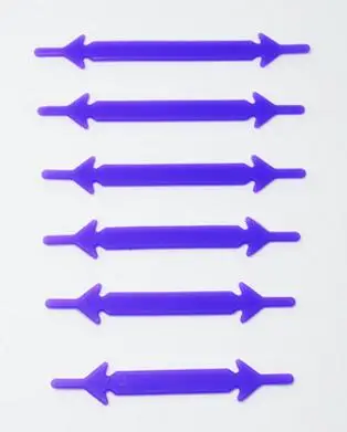 Дизайн Мода стрелка головы армирования версия силиконовые шнурки 12 штук - Цвет: royal blue