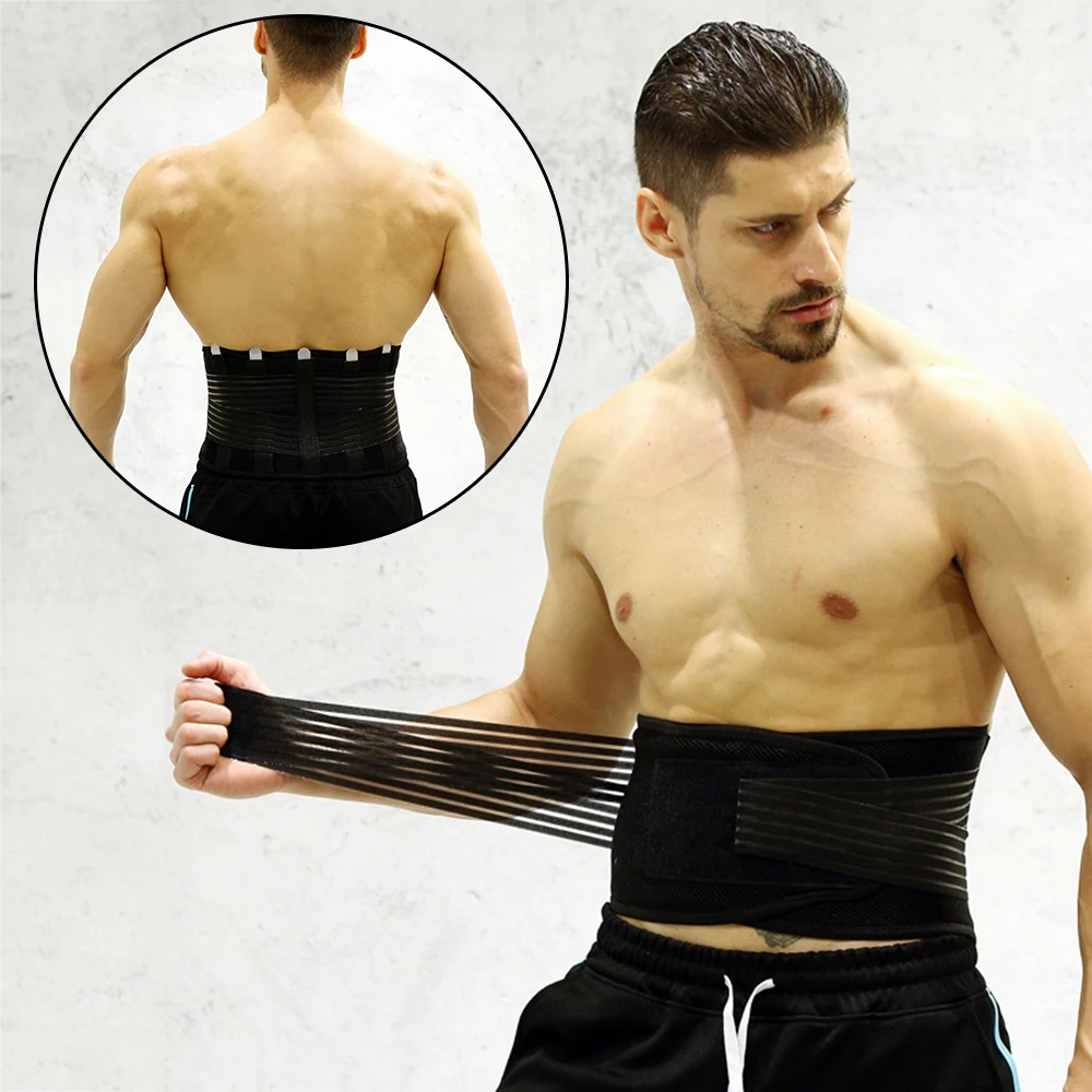 

Back Support Elastic Posture Corrector Waist Brace Belt for Back Relief Pain Abdominal Protection Lumbar Corrector Back Belt