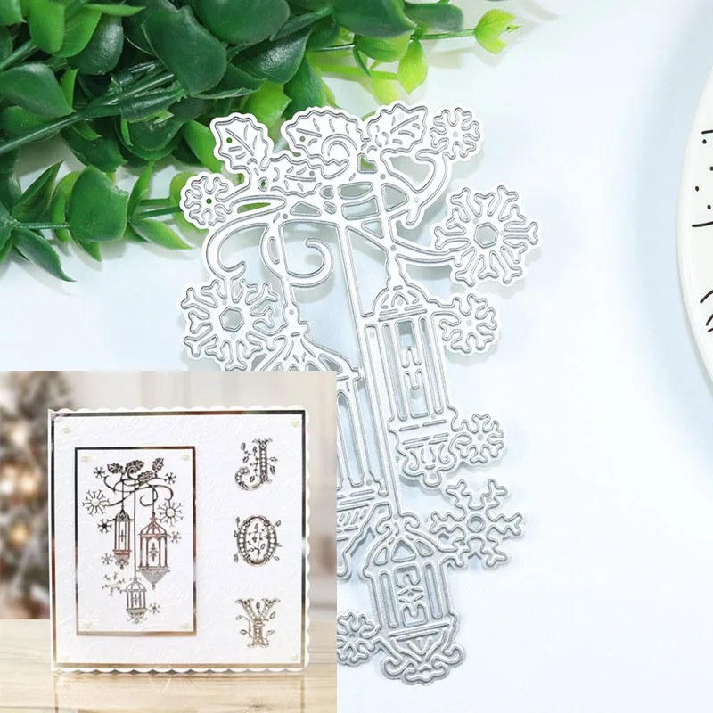 

Metal cutting dies Scrapbooking Christmas lanterns album PAPER CRAFT embossing stencils template suit for cutting machine