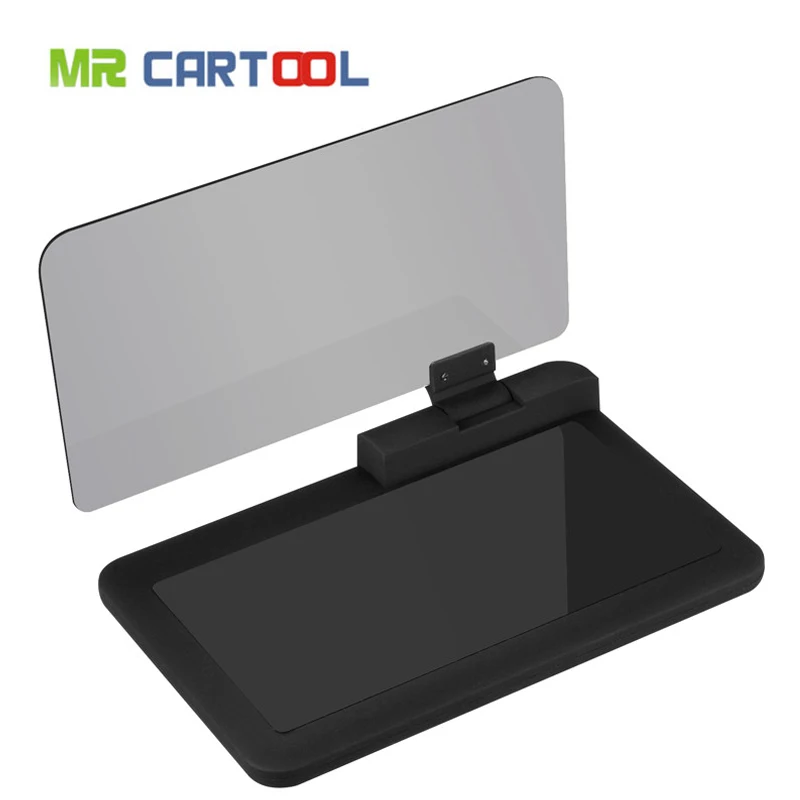 

Universal H6 Smartphone Projector HUD Head Up Display Holder Car GPS Navigator Car Mount Stand Phone Holder Black Non-slip Mat