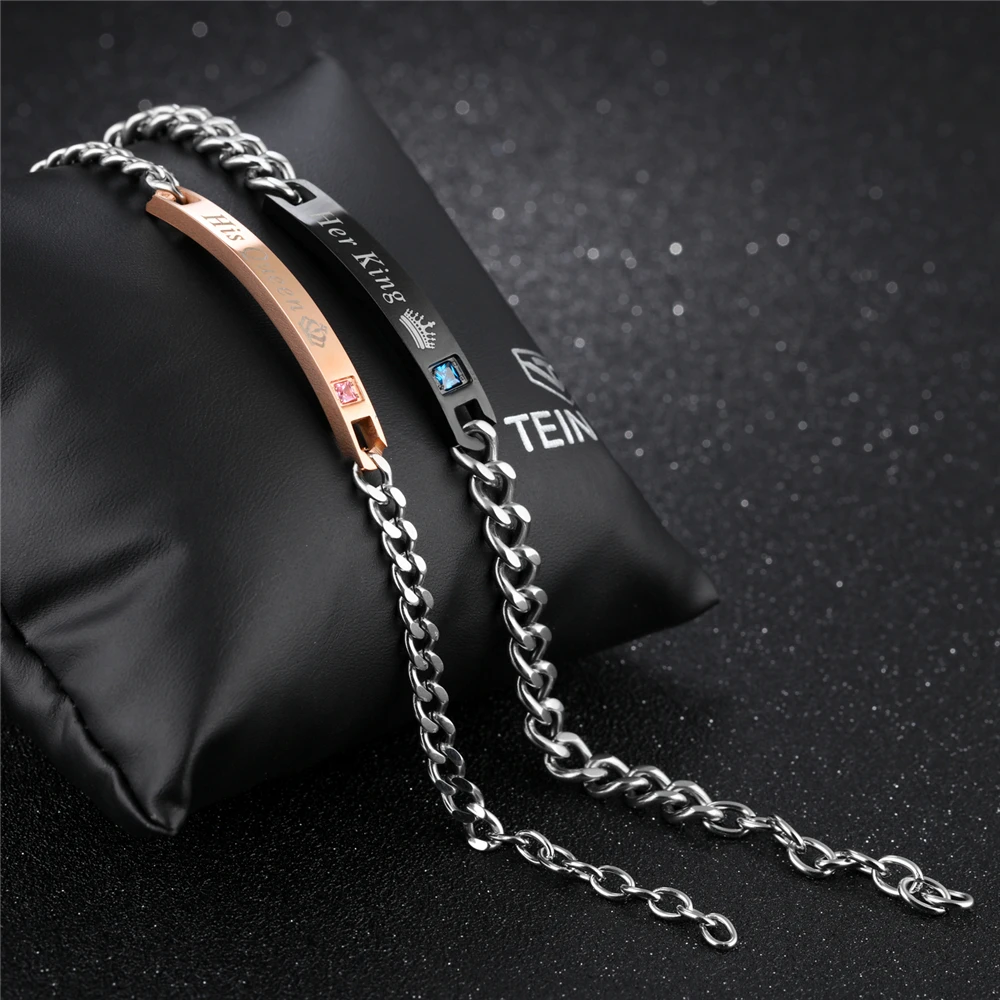 

NEW Fashion Silver Color Couple Bracelet Men Charm Bangles & Bracelets For Women Fashion Jewellery Gift Femme Wedding Jewelry
