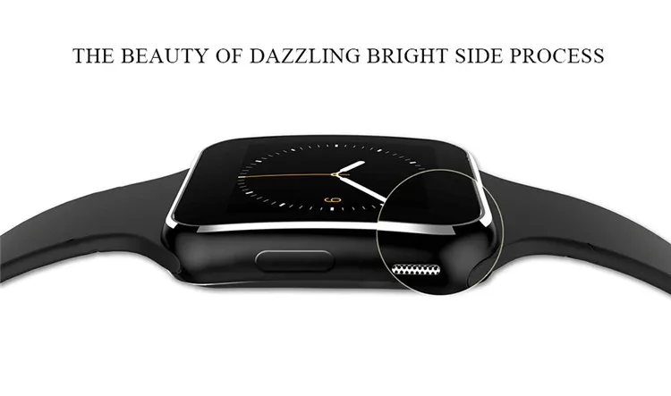 Fashion Black Sport Bluetooth Smart Watch For Android IOS Phone Call SIM Card Intelligent Watches 1.54\'\' HD LCD OGS Touch Screen (3)