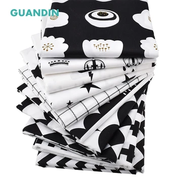 

GUANDIN,40x50cm/10pcs/pack Printed Twill Cotton Fabric Patchwork/DIY Sewing & Quilting Material/Fat Quarter Cloth/Tissue Of Baby