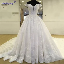 Vestido De Noiva 2017 Vintage Lace Ball Gown Wedding Dresses Cap Sleeve Appliques Back China Bridal Gowns Vestido de Casamento