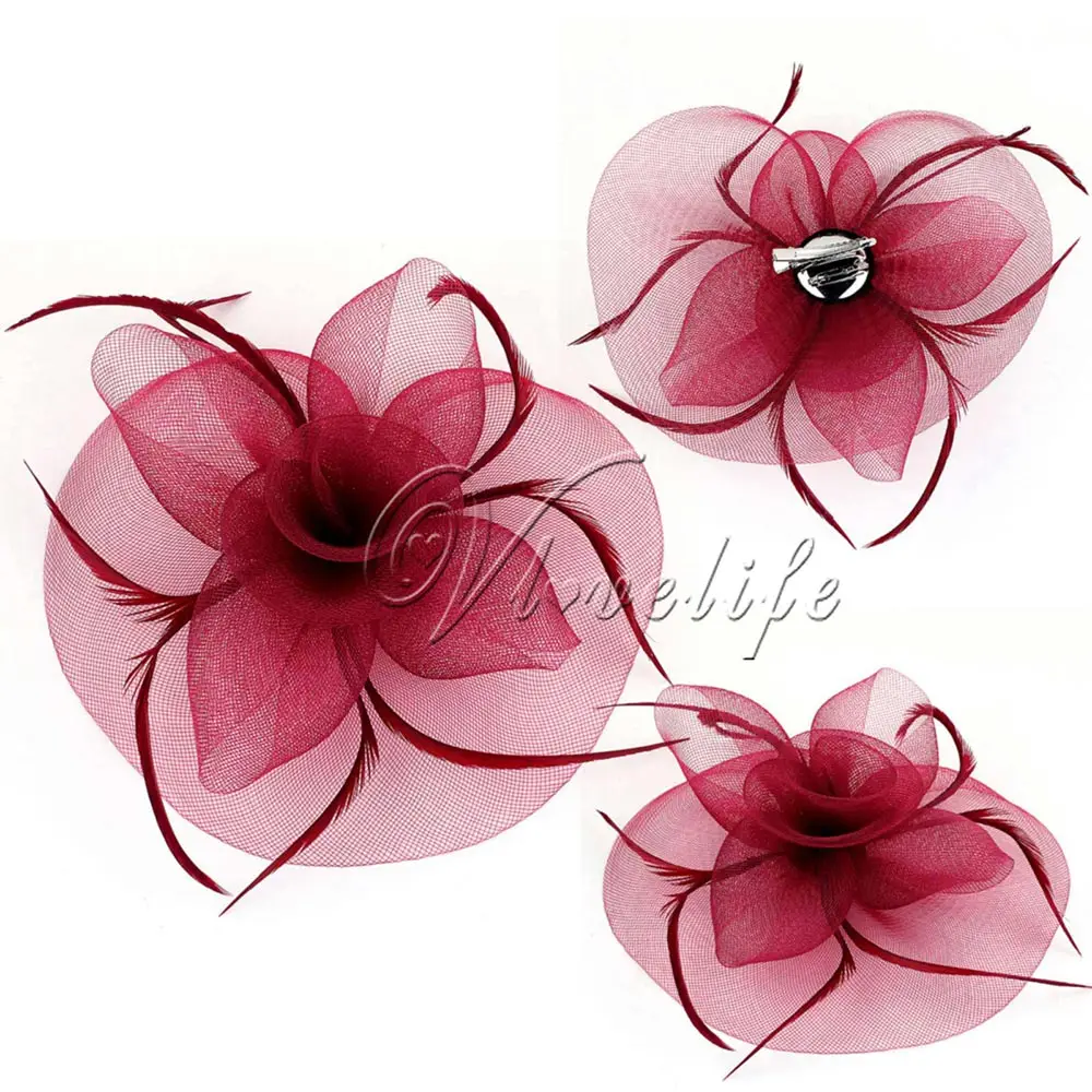 Модные женские заколки для волос ручной работы с бантом, миниатюрная шляпа Брошь маленький цветок из прозрачного хрусталя, 5 цветов