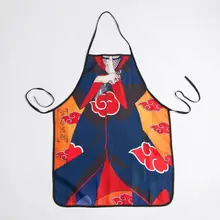 Героя аниме «Наруто» Учиха Итачи фартуки Косплэй костюм мясники кухня Пособия по кулинарии на Хэллоуин, костюм для сцены, косплея подарок Прямая поставка