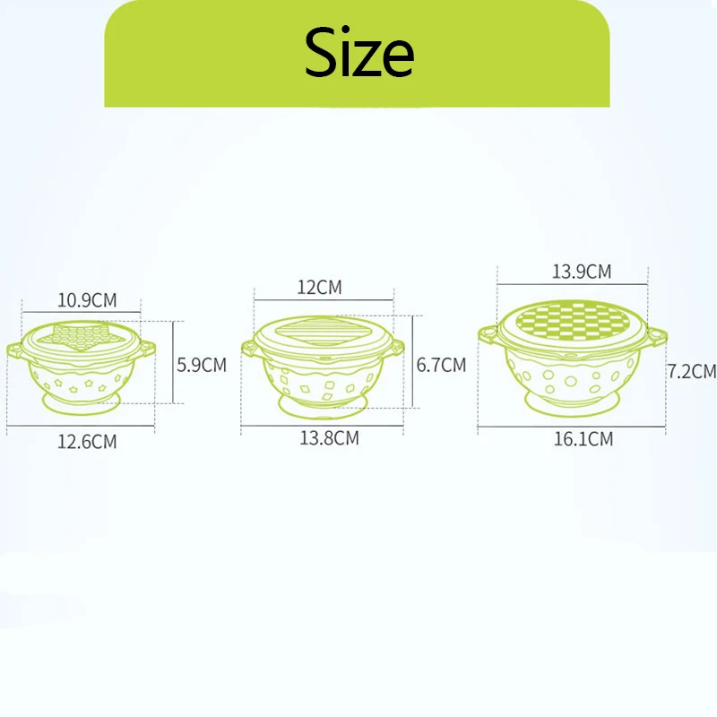 3 шт., новинка, ложка для кормления с чувствительной температурой, детская посуда, миска, Обучающие блюда, служебная тарелка, присоска, детские наборы посуды