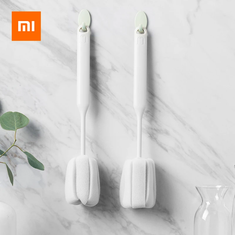 

Xiaomi Jordan&Judy Removable Sponge Cup Brush Kitchen Cleaning Brush Handled Washing Brush Bottle Glass Cup Mug Cleaning Tool