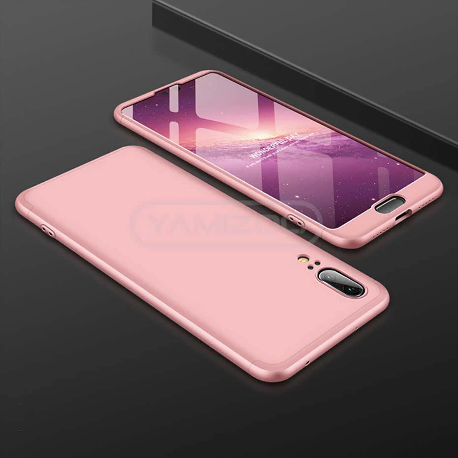 YAMIZOO 360 Full Cover For Huawei P20 P10 Lite Case Luxury Hard Phone Case P10 Plus With Glass Case For Huawei P20 Pro Case On (14)