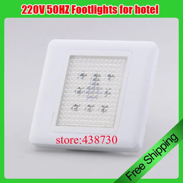 86 * 86mm light control switch / 220V 50HZ LED Footlight / switch