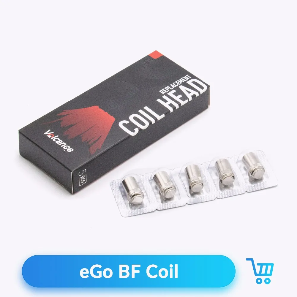 5 шт. Сменная Головка Катушки Volcanee BF SS316 0 Ом 6 Vape Coi eGo AIO Tank RTA RDA аксессуары для