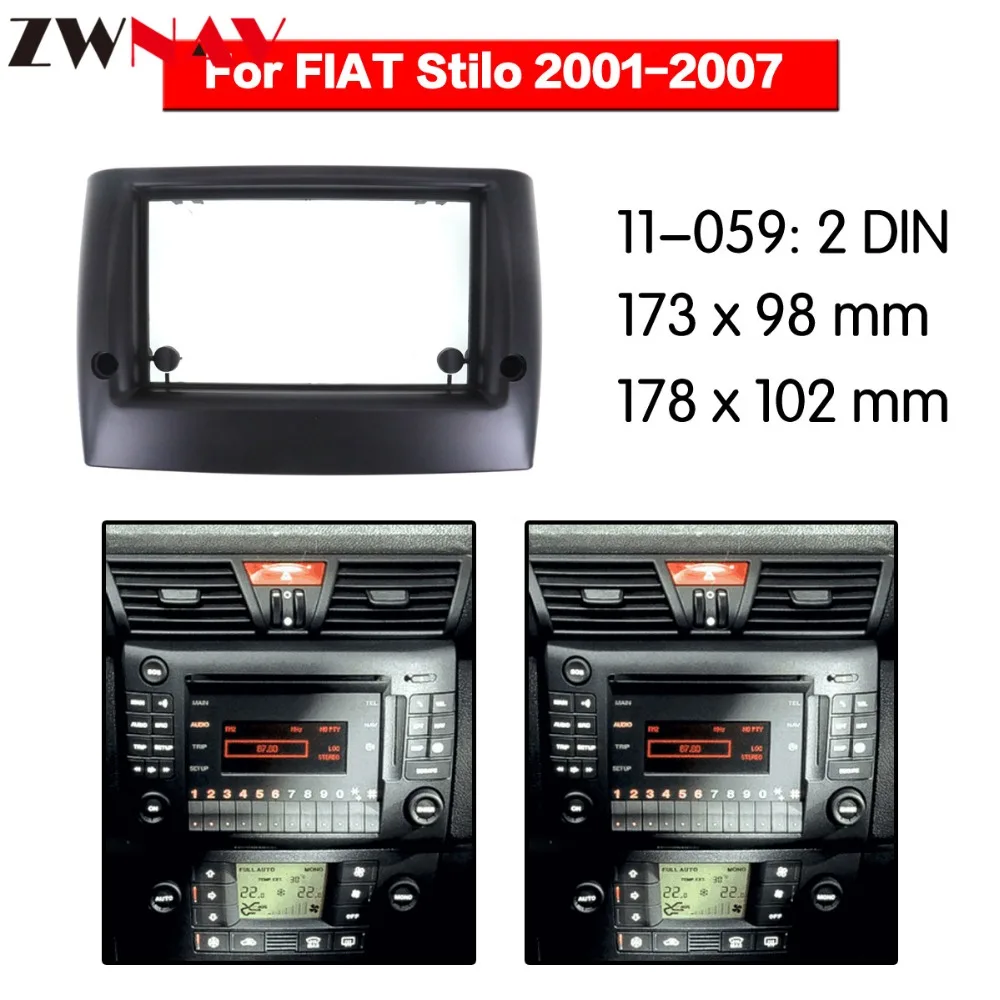 

Car DVD Player frame For 2001-2007 FIAT STILO 2DIN Auto Radio Multimedia NAVI fascia