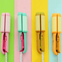 1 шт. Малый щипцы для завивки волос мини-выпрямитель для волос Творческий Фрукты Портативный Утюги Электрический выпрямления волос бигуди Инструменты