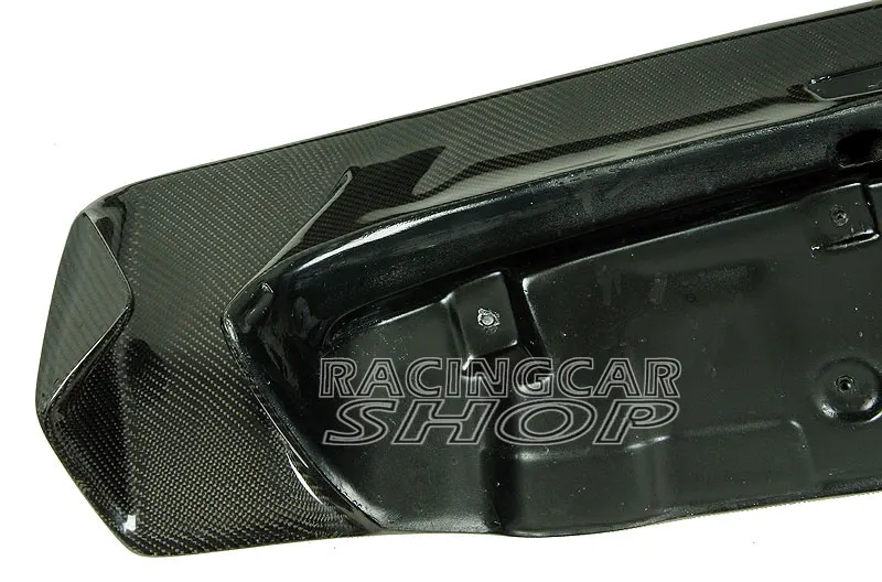 Real Carbon Fiber Vortex Style Rear Roof Spoiler Huge Wing Wide Lip For Volkswagen VW Scirocco 2010-2013