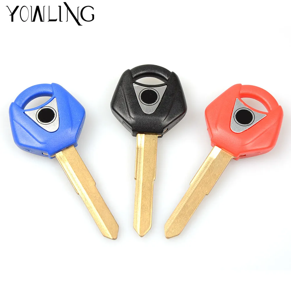 motorcycle keys embryo blank key for yamaha R1 R6 mt09 MT-09 fz09 mt-07 fz07 mt07 MT03 mt-03 Uncut Blade keys Chip with LOGO