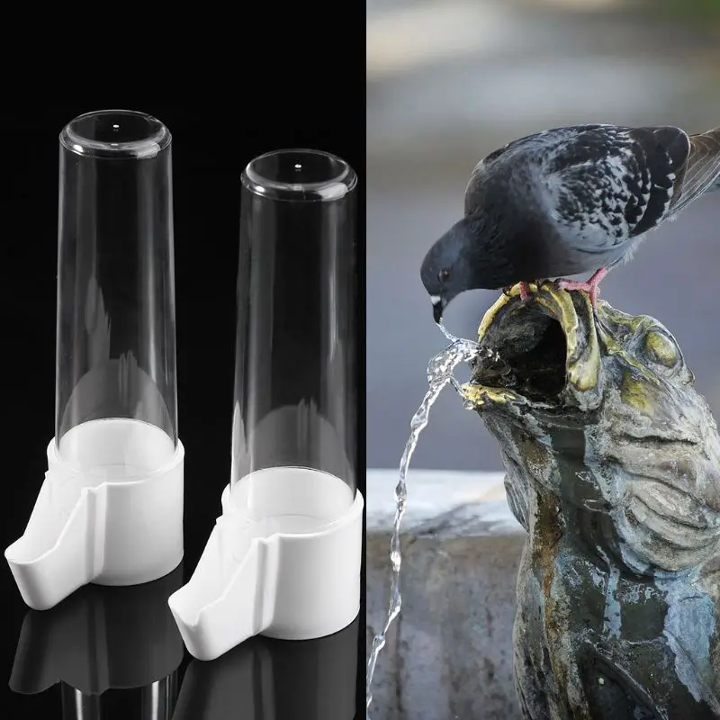 2 шт. питомец кормушка для птиц попугай Вода Кормление поилка миска принадлежности для клетки