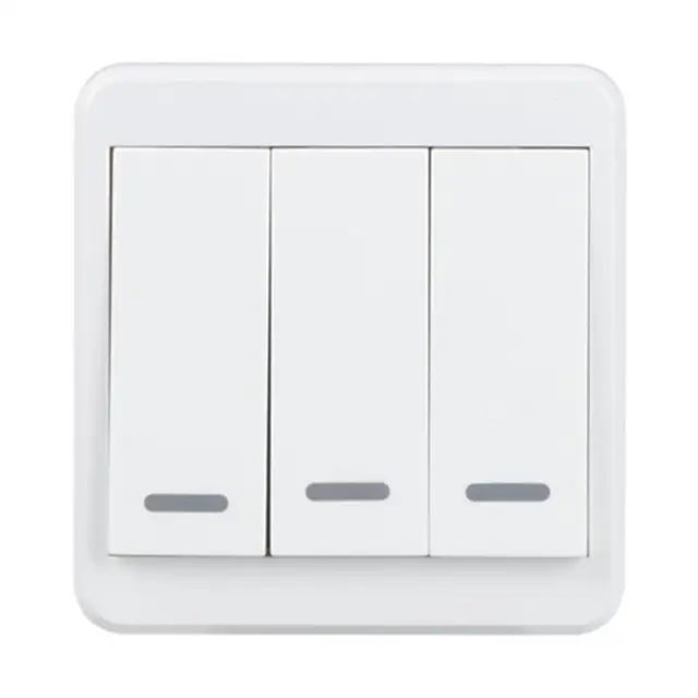 Uk Plug Ac 220v 3 Gang Wifi Remote Control Light Led Wall Touch Uk Plug Ac 220v 3 Gang Wifi Remote Control Light Led Wall Touch Sensor Switch Panel Smart Home Work With Alexa Z3