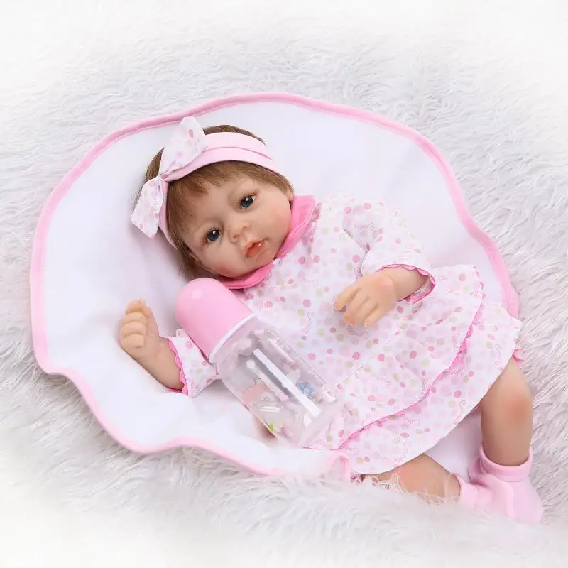 Bebe реального живого силиконовые куклы 16 "40 см npk бренд Новорожденные девушка куклы и игрушки подарок мягкий БЖД bonecas