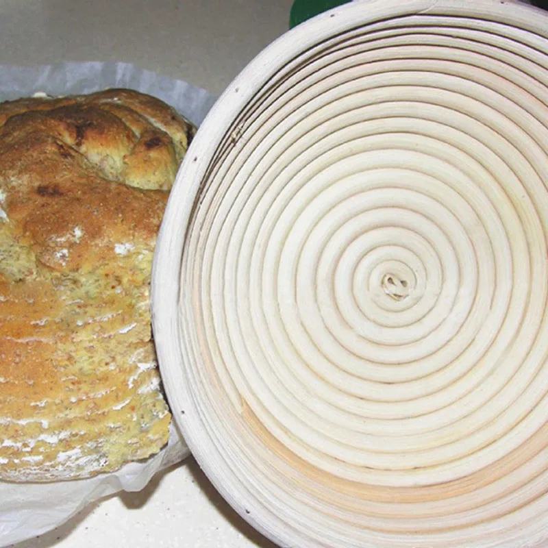 Прочная круглая корзина из ротанга Banneton Brotform чаша для изготовления хлеба, распродажа, год
