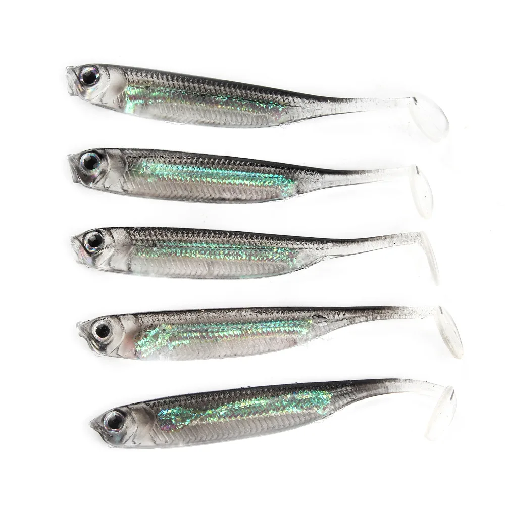 5Pcs/lot Fishing Soft Bait 7CM 7.5CM 1.7G 2.3G 2.7G T Tail fish Fishing Lures Rainbow Color Sequin Swing Fishing Spinner Bait 5Pcs/lot Fishing Soft Bait 7CM 7.5CM 1.7G 2.3G 2.7G T Tail fish Fishing Lures Rainbow Color Sequin Swing Fishing Spinner Bait