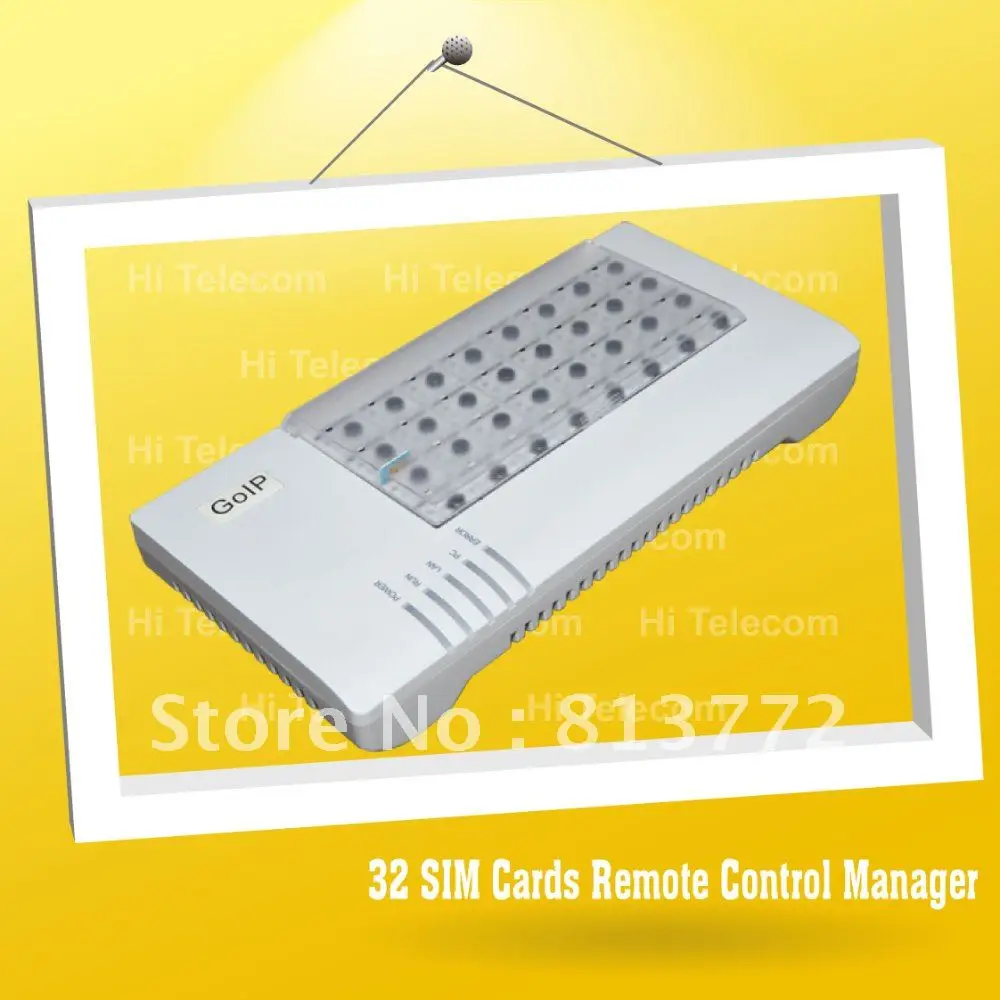 32 port goip sim bank ,gsm channel bank/Remote SIM Card Emulatorsim