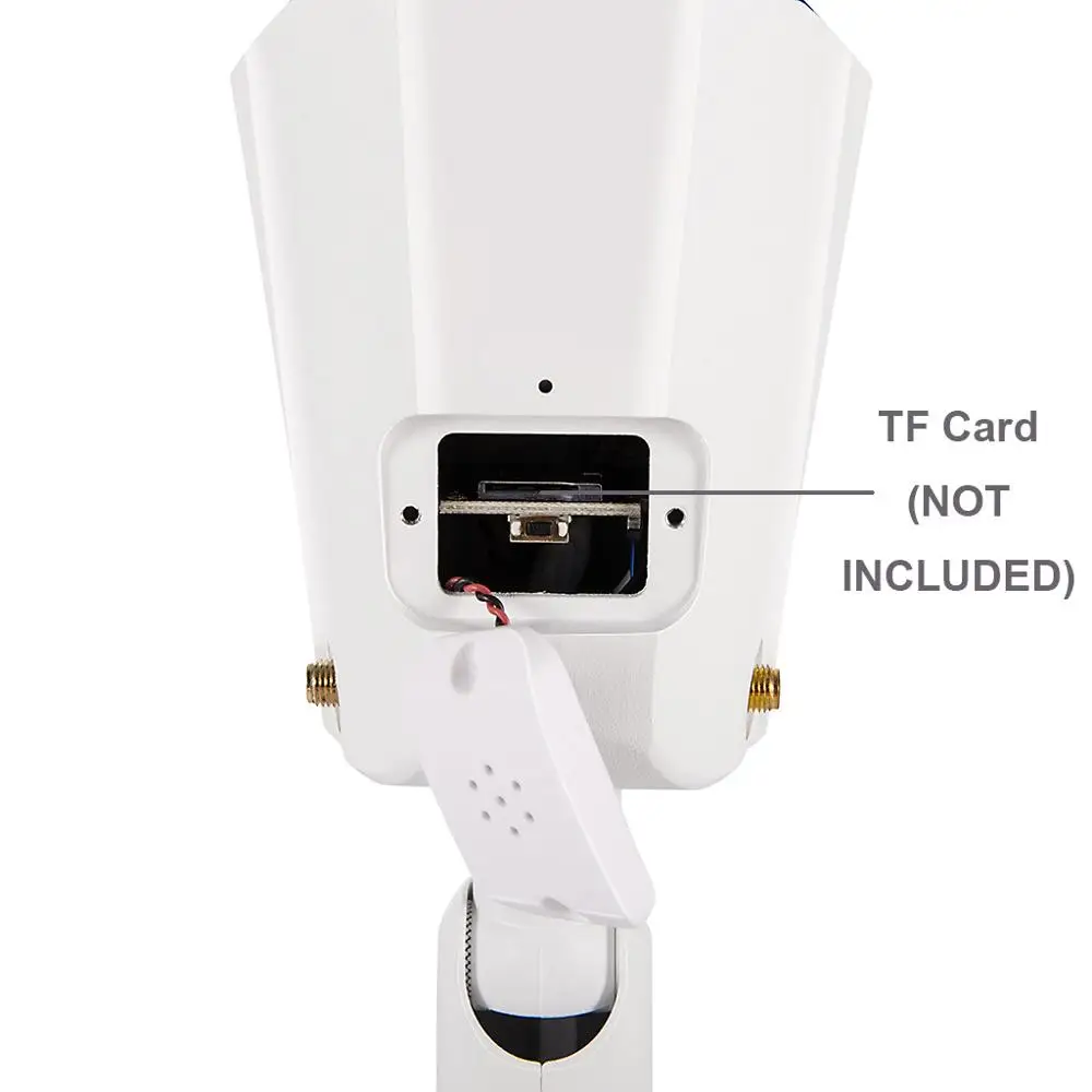 Wi-Fi, Камера 1080P HD Водонепроницаемый безопасности SD карта IP пуля Камера ИК Ночное видение 2-полосная аудио Облачное хранилище для Onvif#716