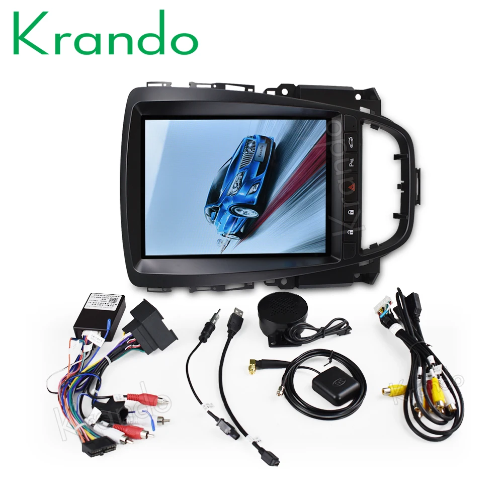 Sale Krando Android 8.1 10.4" Tesla Vertical screen car multimedia player GPS for Buick Excelle Opel Astr J 2010-2014 audio system 5