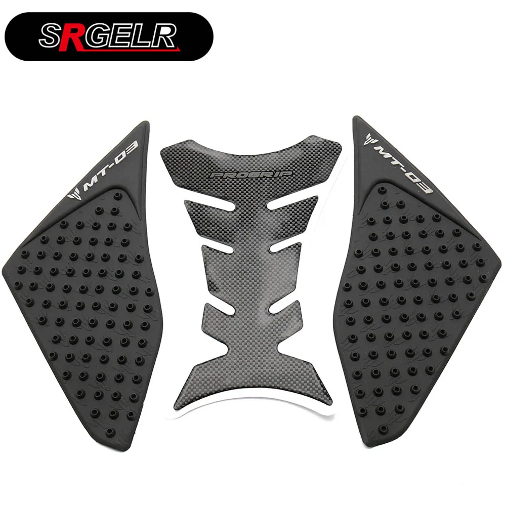 

For Yamaha MT-03 MT03 2015 2016 Motorcycle Anti slip Tank Pad 3M Side Gas Knee Grip Traction Pads Protector Stickers +1 Sticker