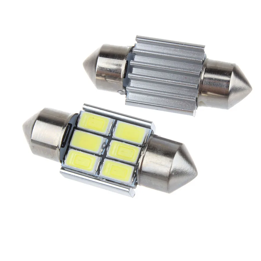 Супер Мощность 5630 5730 SMD CANBUS Festoon Dome C5W 6418 ошибок авто светодиодный светильник чистый белый Чтение 31/36/39/42 мм 12V