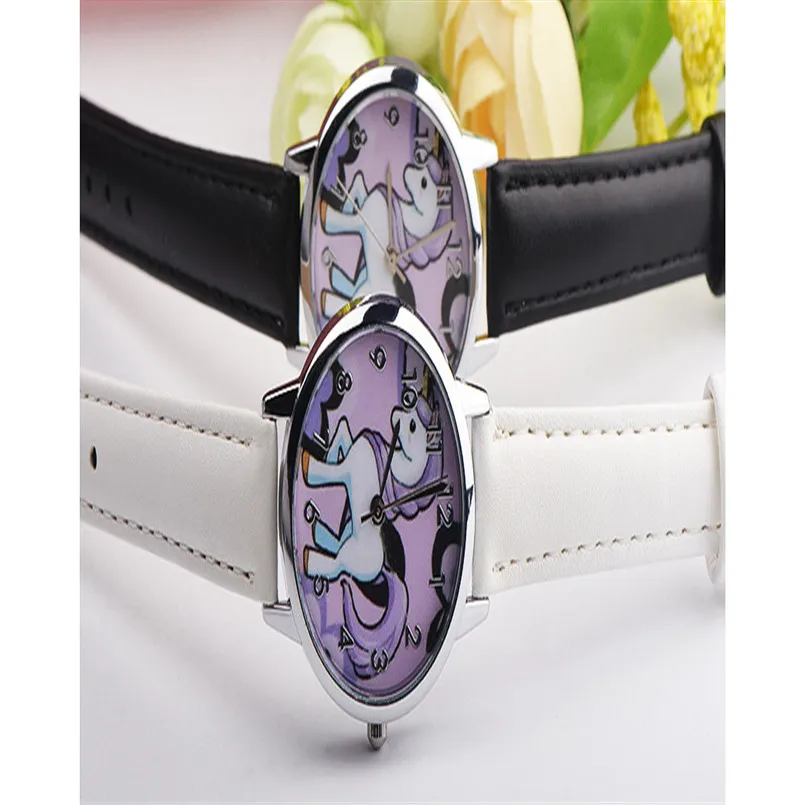 Children Students Watch Fashion Cute Animal Kids Girls Leather Band Analog Alloy Quartz Watch Best Gift #2AP19B (12)
