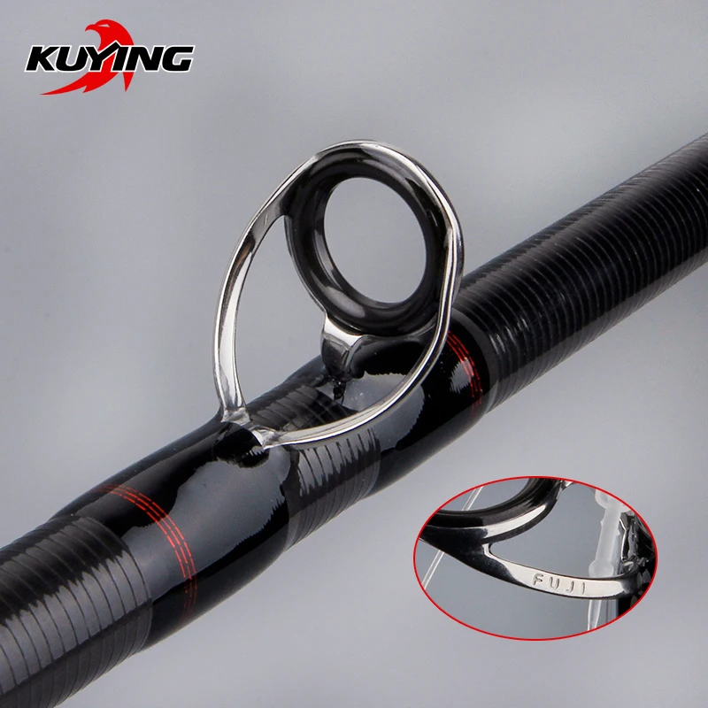 Карбоновая жесткая рыболовная удочка KUYING Snatch 2 1 м 28 трость часть FUJI среднее