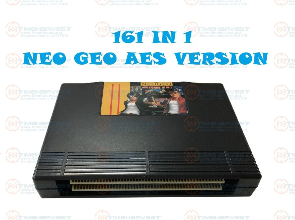 Новое поступление 161 в 1 NEO GEO AES мультиигровой картридж pcb игровая коробка кассета с картой памяти 32кб для NEO GEO AES консоль для автомобиля