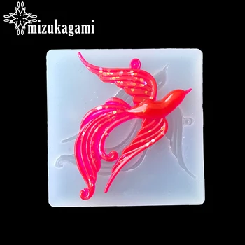 

UV Resin Liquid Silicone Mold Phoenix Shape Bird Resin Molds For DIY Pendant Charms Making Jewelry Finding Accessories