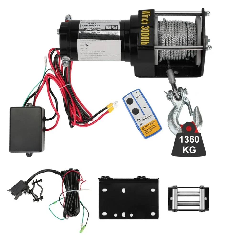 Лебедка Электрическая 12v На Уаз Буханка Купить
