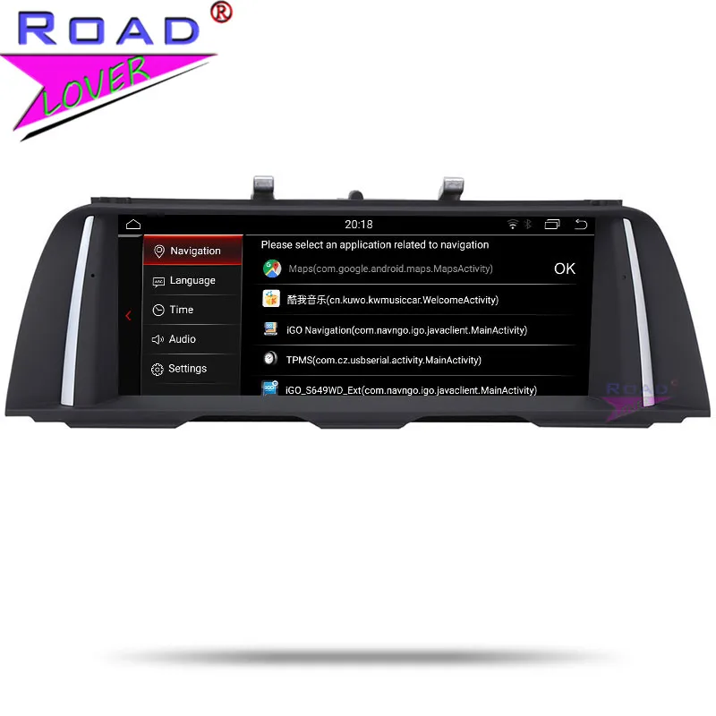 Perfect Roadlover Android 9.0 Car Radio Player For BMW 5 Series F10/F11 (2011 2012 2013 2014 2015 2016) Stereo GPS Navigation NO DVD MP4 5