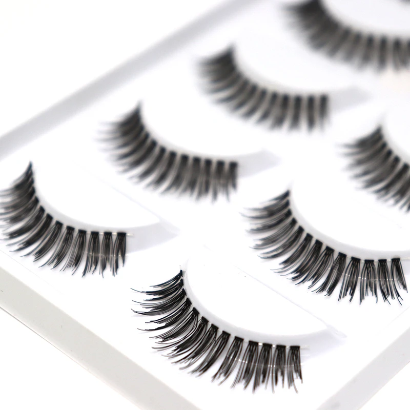 5 Pairs Transparent False Eyelashes Natural Soft Eye Lashes Makeup