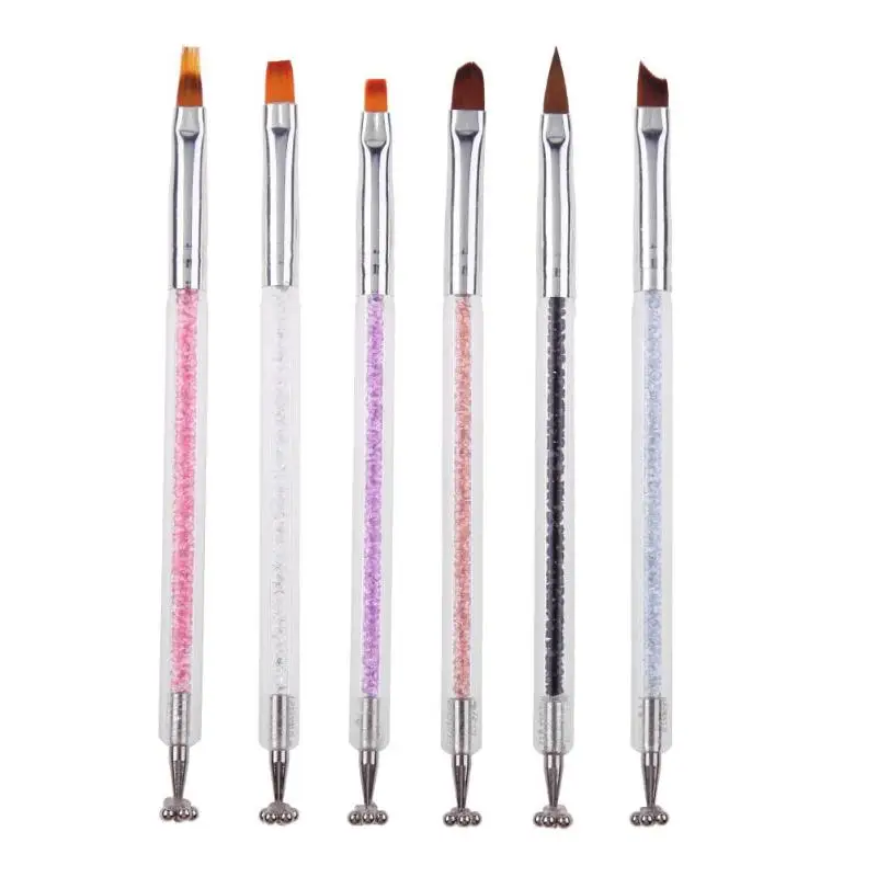 

Nail Art Magnet Stick Cat Eyes Double Headed Magnet for Nail Gel Polish Double Head Gradient Paint Line Nail Art Pen Brush